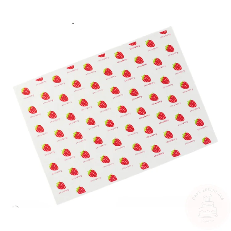 Greaseproof deli wrapping paper used for custom cakes, sandwiches, and takeout foods – 50 sheets 14x10 inch