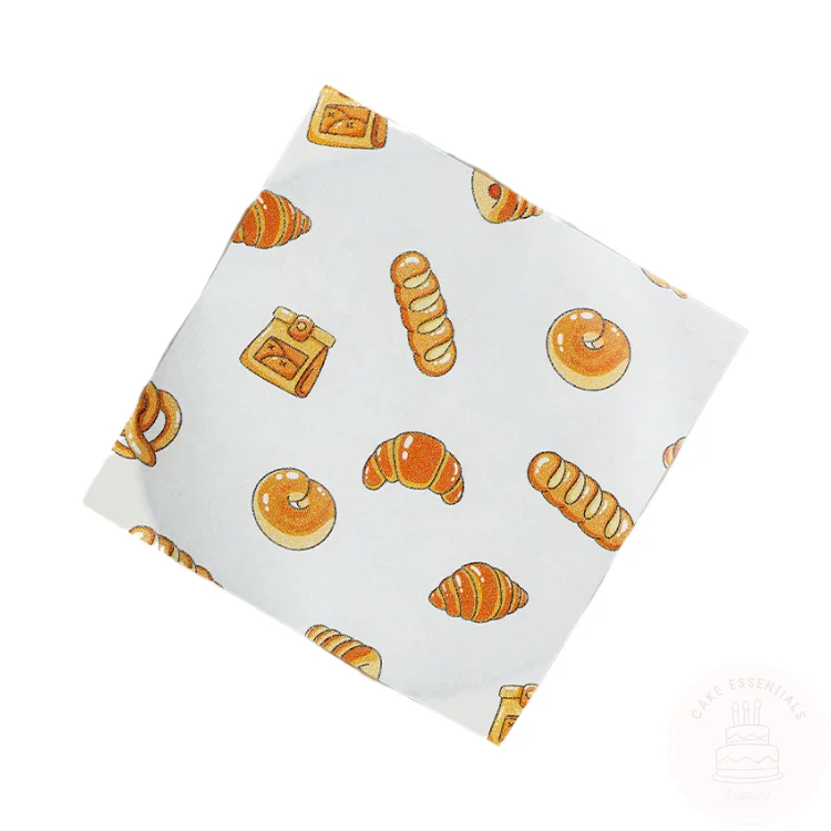 S3 style 7x7 inch wax deli wrapping paper – greaseproof, food-safe sheets for sandwiches, desserts, and bento cakes