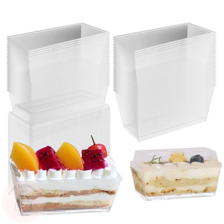 clear 5oz dessert cups with lids reusable plastic dessert containers for mousse and pudding mini transparent parfait cups for parties individually wrapped dessert s with plastic dessert cups