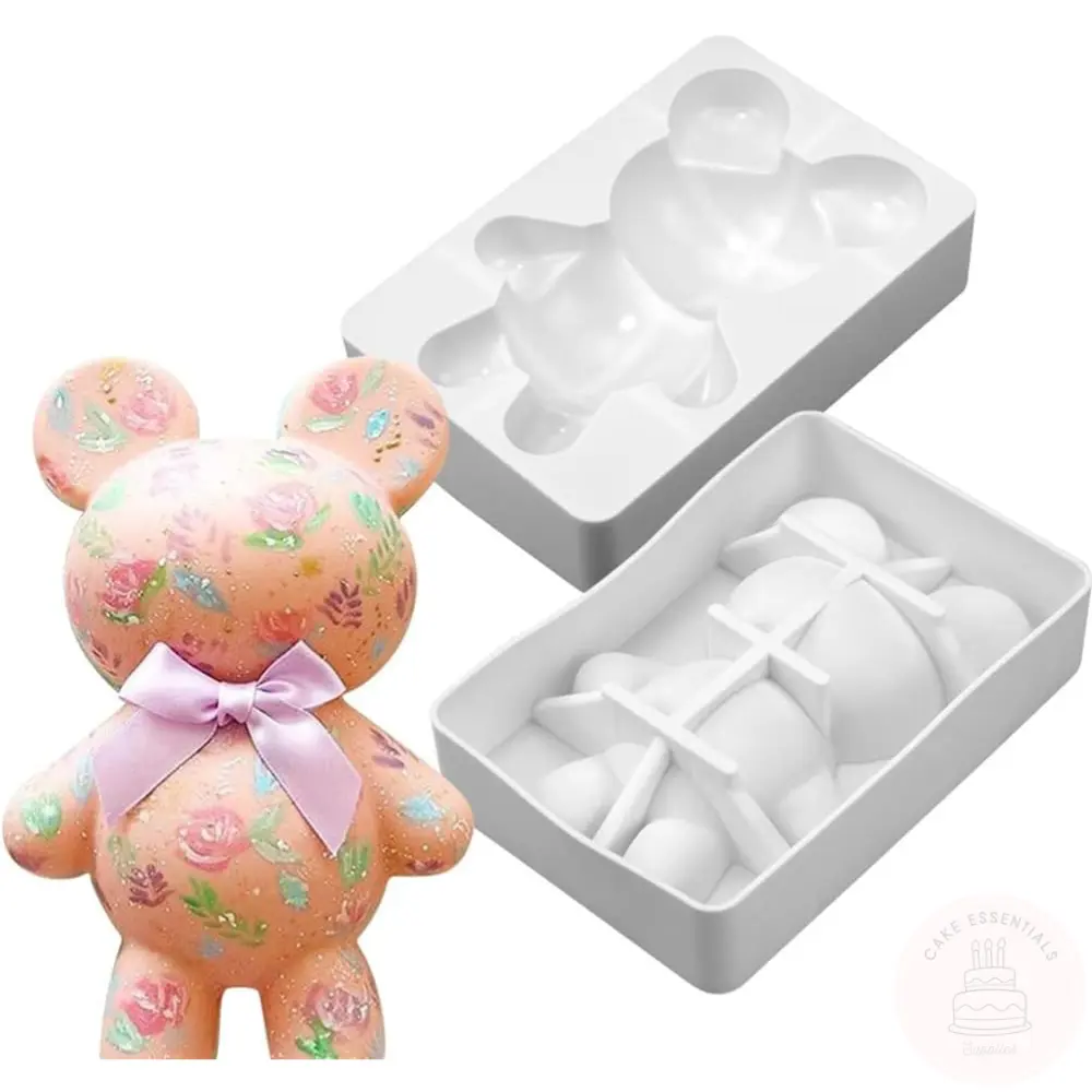 Large Bear Chocolate Silicone Mold for Breakable Bears, Mousse Cake Essentials